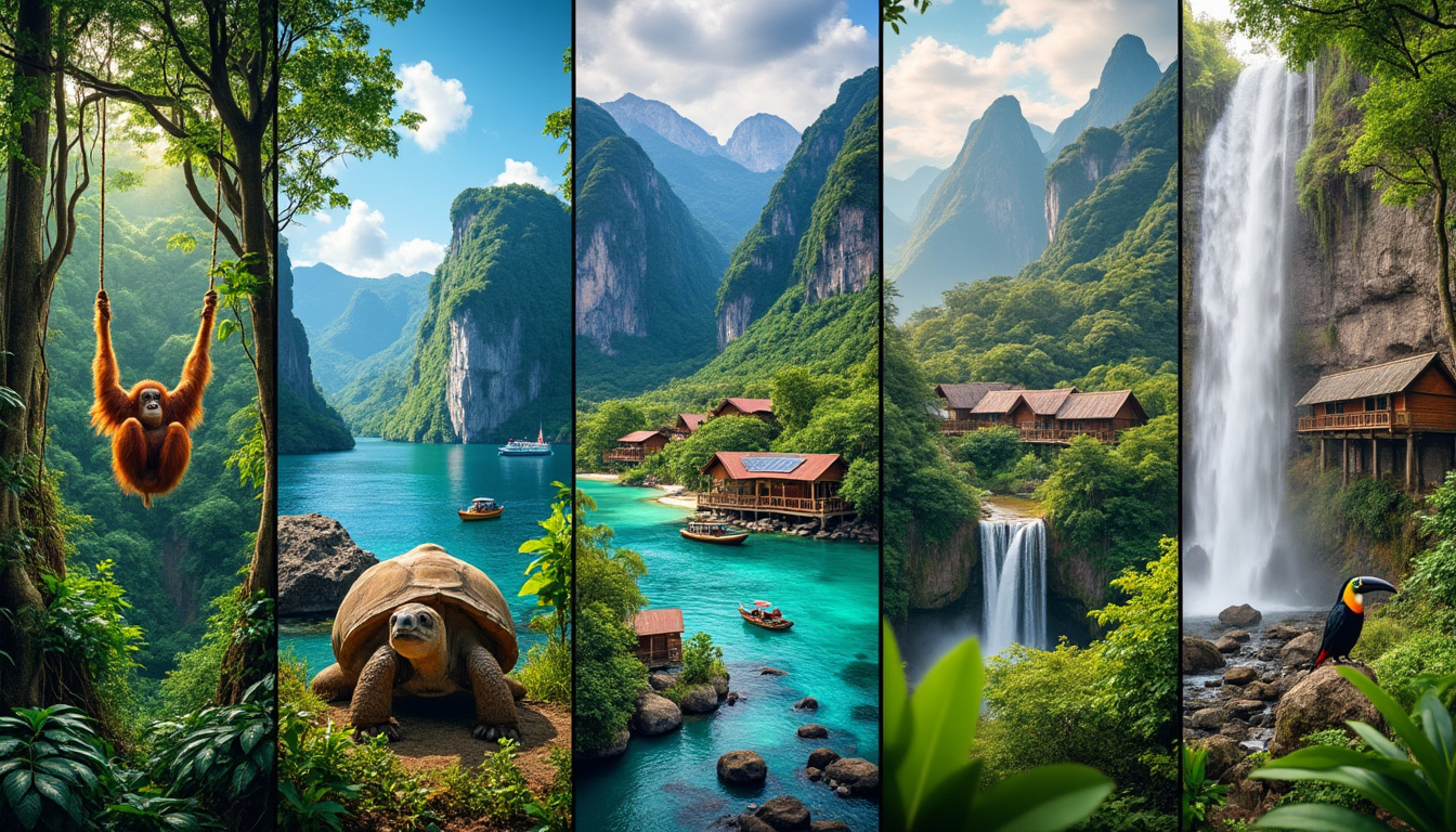 5 destinations écologiques recherchées pour un voyage durable